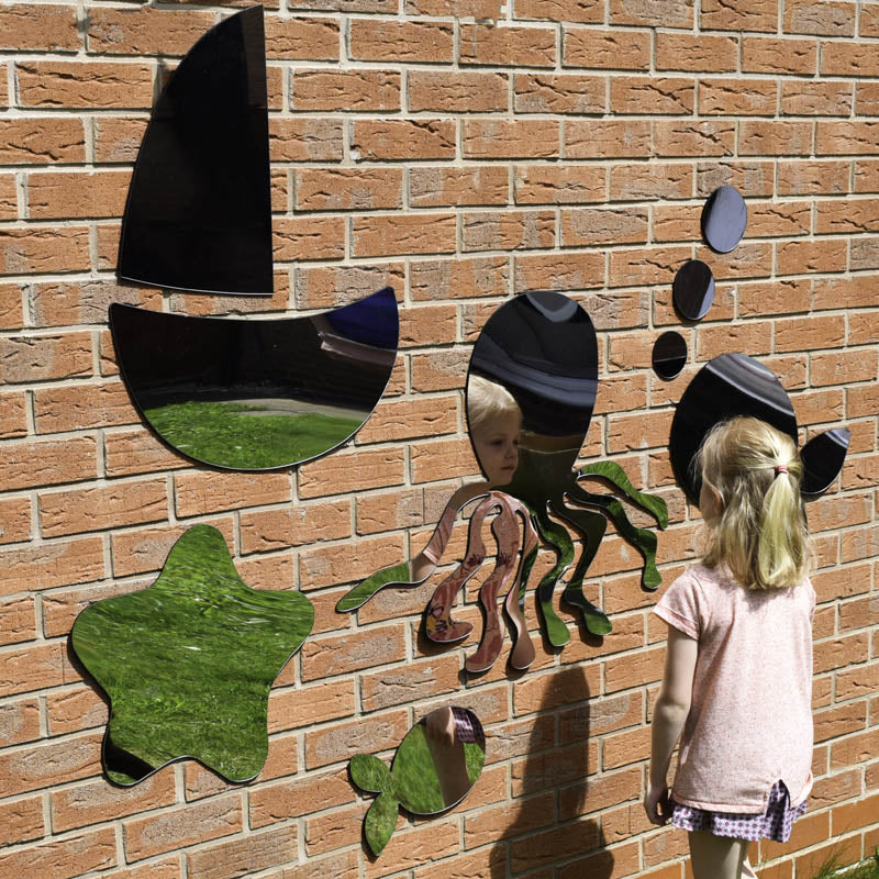 Children’s Plastic Safety Mirror Set: Sand and Sea