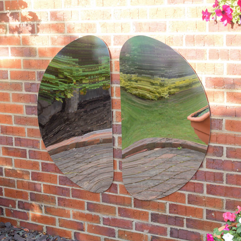 Children’s Plastic Safety Mirror: Large Semi-Circle