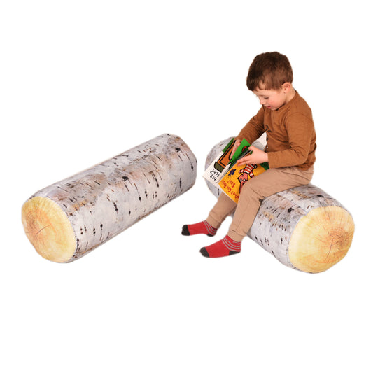 Forest School: Long log Seats (Bean Bag pair)
