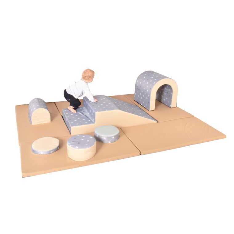 Safer-Play Large Soft Play Set (with integrated safety mats)