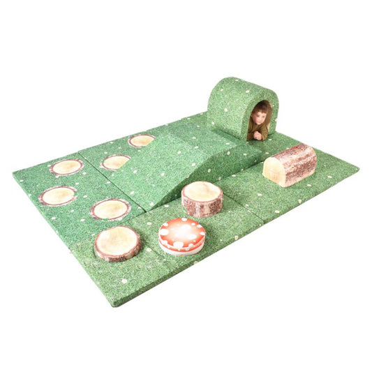 Safer-Play Large Soft Play Set (with integrated safety mats)