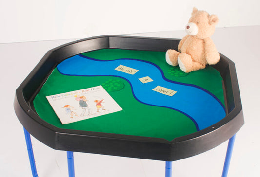 Tuff Tray/Play Tray Double Sided Play Mat Insert: Exploring Through Play