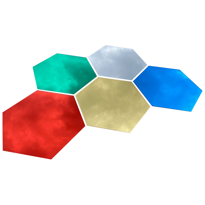 Hexagon Sensory Mirrors - 5 Pack